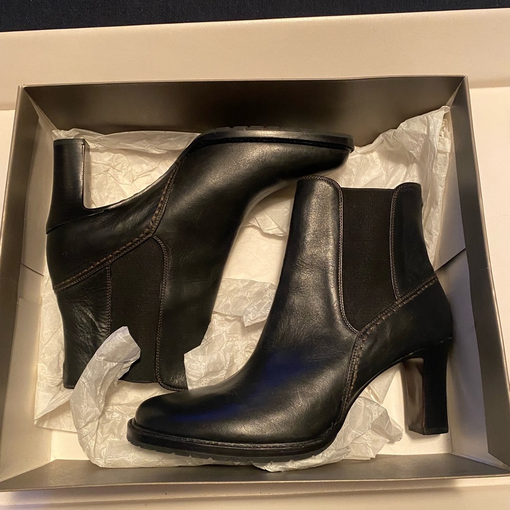 Cole Haan Black Heeled Boots